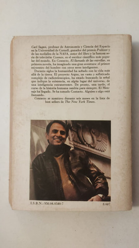 Contacto-carl Sagan-editorial Emece-(68) (Usado)