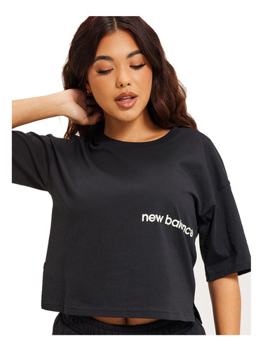 Remera Nb Essentials Graphic Tee New Balance Para Mujer