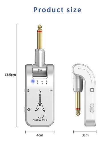Transmisor Y Receptor De Audio Inalámbrico Para Guitarra