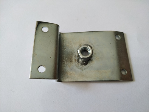 3 Chapa Suporte Base Inclinar Pé Palito Cônico Móveis Puff