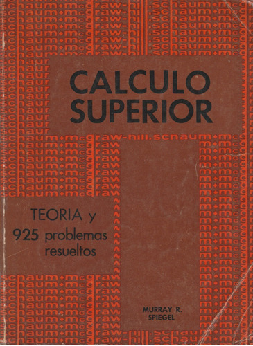 Calculo Superior Serie Schaum Murray 