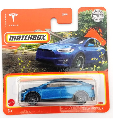 Matchbox Carro Tesla Model X Original Coleccion