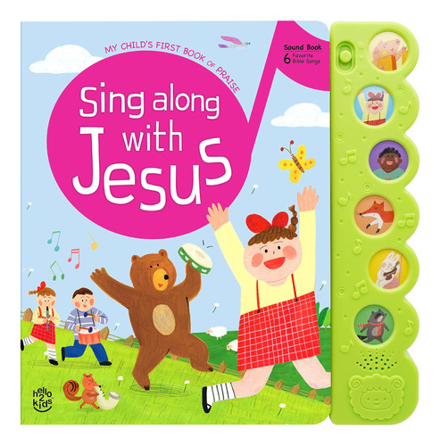 Sing Along With Jesus - Libros De Sonido Cristiano Para Nino