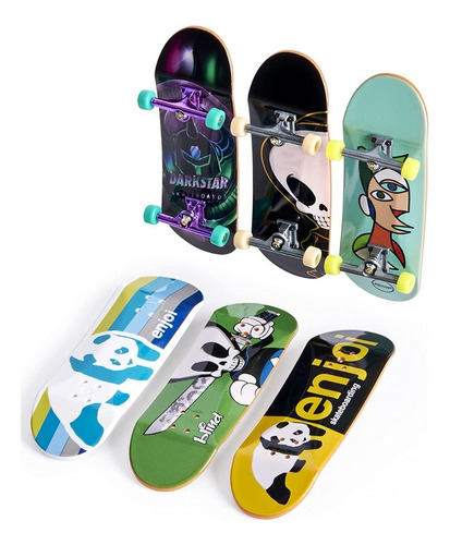 Tech Deck Patinetas Paquete De 6 + Accesorios