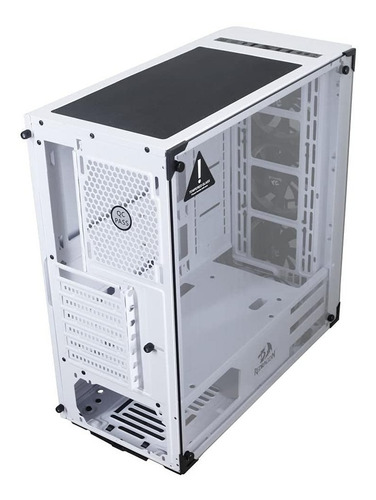 Imagem 7 de 7 de Gabinete Gamer Redragon Wheeljack Branco Sem Fan Gc-606wh