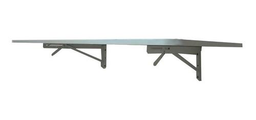 Mesa De Parede Dobrável-100cx50l Mdf Branco P/cozinha, Apto
