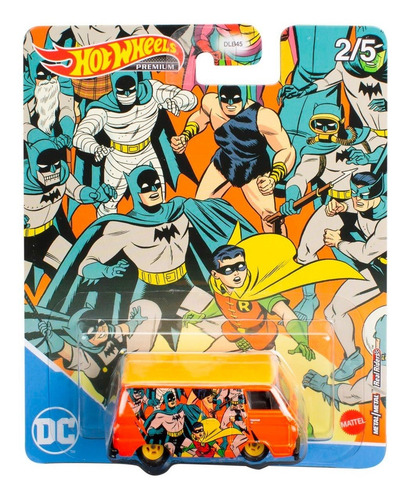 Imagem 3 de 6 de Set 5 Miniaturas Hot Wheels Premium - Pop Culture Batman