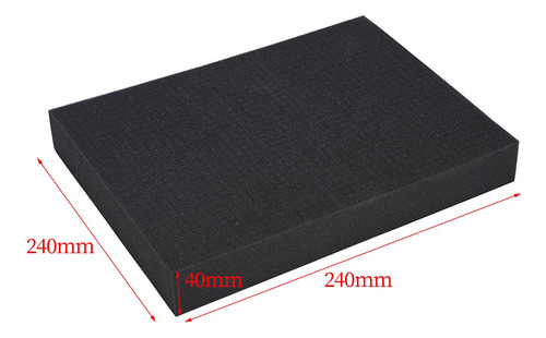 Hoja De Espuma Para Embalaje, Insertos De 240x240x40mm
