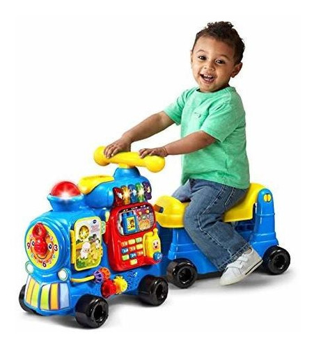 Tren Montable De Alfabeto Ultimate, Color Azul Por Vtech