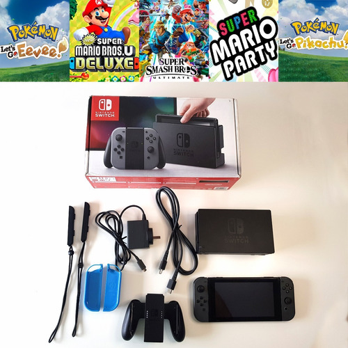 Nintendo Switch Con 5 Juegos Digitales