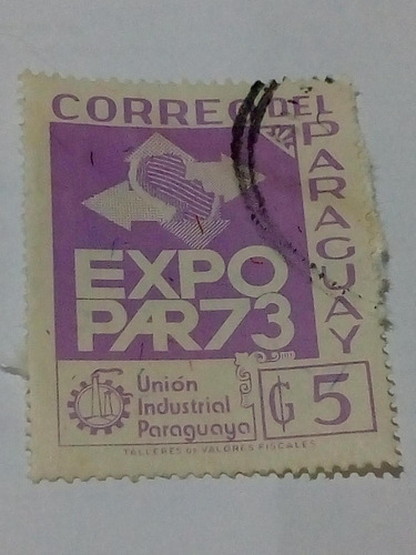 Estampilla De Paraguay 1                  (9)