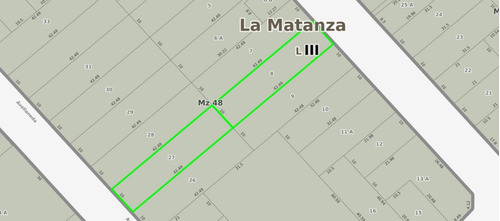 Imagen 11 de 11 de Excelente Lote 424,9m2 (10 X 42,49) A Mts Av. Crovara