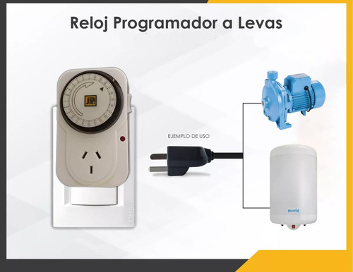 Timer Temporizador Mecanico Para Enchufe 10a 220v