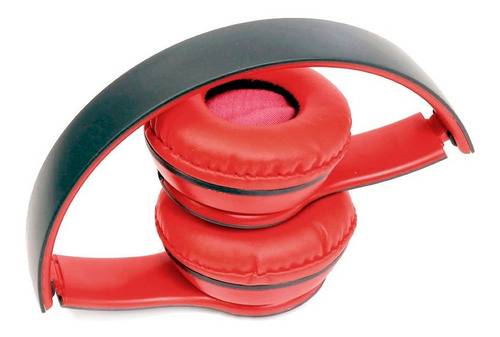 Fone De Ouvido Bluetooth Fm Micro Sd Newlink Hs117 Vermelho