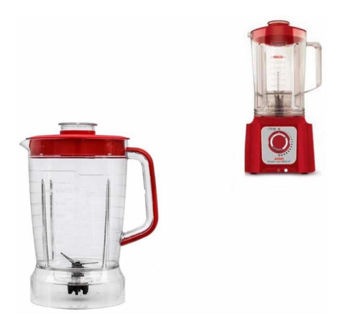 Copo Liquidi Arno Power Max 1400 Ln56 Mp70 Acrílico Vermel