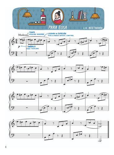 Libro La Musica En Ti Vol. 1 Y 2 Aprende Piano Musica Niños.