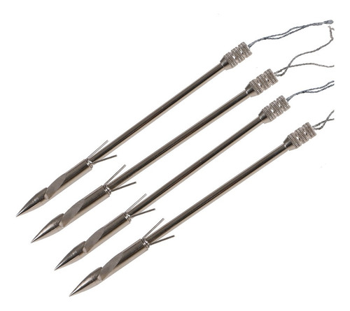 12 Dardos De Pesca De Acero Inoxidable 14cm Para Tirachinas