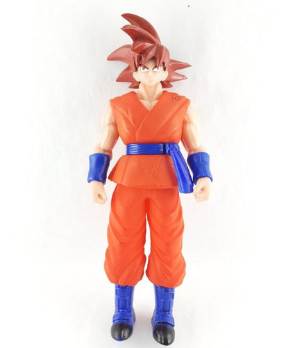 Figura Juguete Anime Dragon Ball Super Goku Fase Dios Rojo | Meses sin  intereses