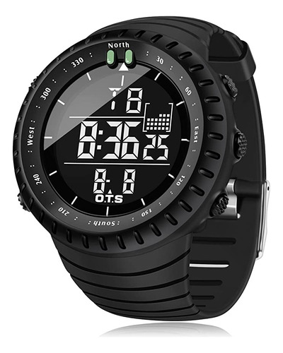 Reloj Digital Deportivo Para Hombre Palada Negro