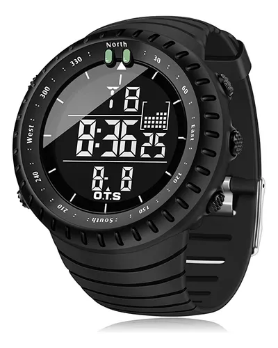 Nuevo reloj digital Led Reloj electrónico Botón cuadrado de silicona  pantalla táctil Led Relojes electrónicos Deportes Moda reloj de pulsera