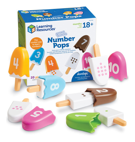 Paletas Con Números Number Pops Para Recursos De Aprendiza.