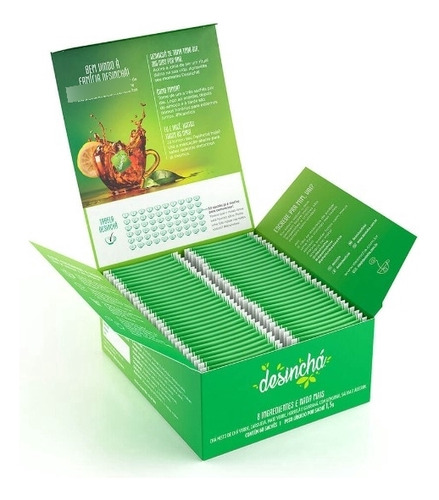 Chá Funcional Desinchá (60 Sachês) - Padrão: Único Natural