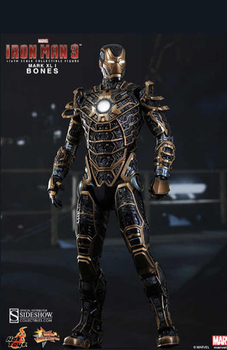 Iron Man Bones 1/6 Marvel Hot Toys Robert Downey Jr Original