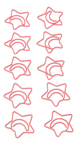 Clips De Papel Con Forma De Estrella, 100 Unidades, Antidesl