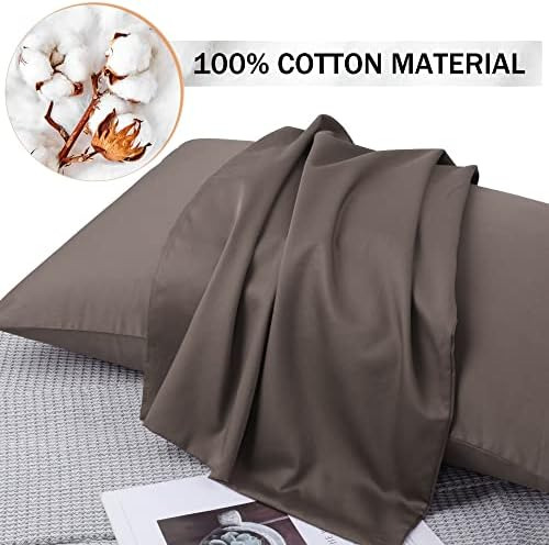 Piccocasa Juego De 2 Fundas De Almohada De Castor, Fundas De