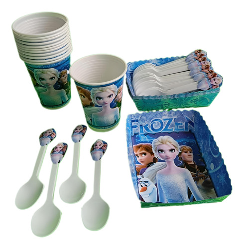 Kit Decoracion Infantil Frozen 12niños Leer Descripcion