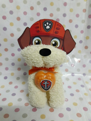 10 Paw Patrols Realizados En Toalla Con Jabón