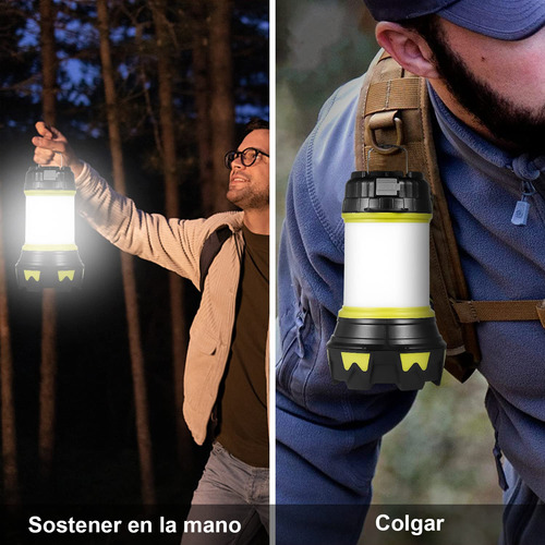 Luz De Camping, Luz De Camping Recargable, Linterna De Mano
