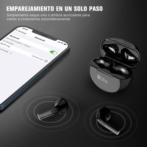 Audífonos In-ear Bluetooth Auriculares 1hora Aut119