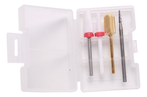 4x Brocas De Uñas De Material Acero De Tungsteno, -8