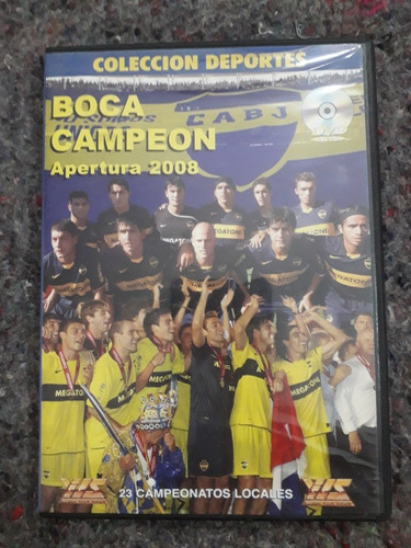  Dvd Boca Campeón Apertura 2008