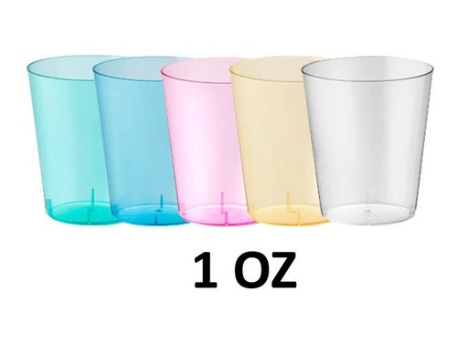 Vasos Murano Tipo Shot 1oz Paq. 25und Ths