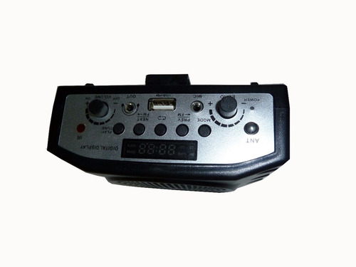 Imagen 4 de 8 de Amplificador Portatil Con Microfono Usb Radio Fm Pa-903u