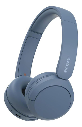 Auriculares inalámbricos Sony WH-Ch520 50H con batería Bluetooth, color azul