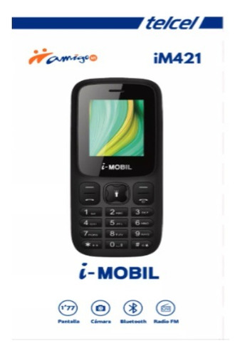 10 Pz Celular Imobil Im421 4g Nuevos!! Negro