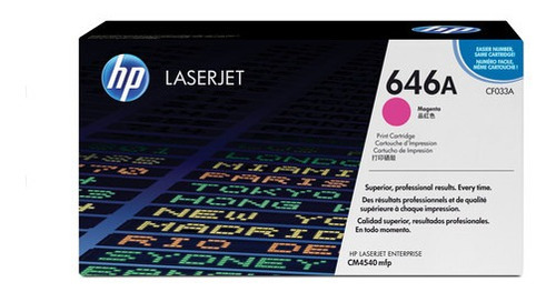 Doble Recarga Toner Hp 646a Cf033a Laserjet Cm4540 Mfp