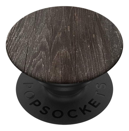 Mancha Grano Leña Negro Gris  Popsockets Agarre Soporte