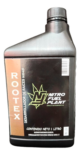 Fertilizante Organico Enraizador Y Crecimiento Rootex 1 Lt