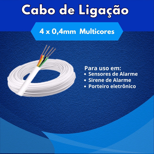 Kit Alarme Config. Wifi App Pro B2 2 Ivp Sem Fio Uso Interno