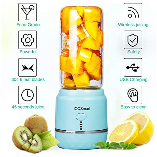 Portable Blender Jet On The Go, Usb Rechargeable Mini F...