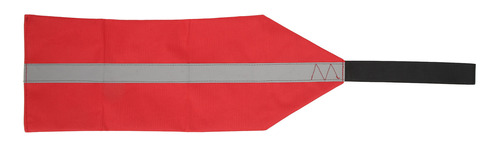 Bandera De Seguridad Para Kayak, Tira Reflectante Roja, Tela