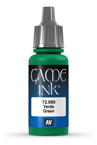 Vallejo 72089 Game Ink Color Pintura Verde Figuras Acrilica