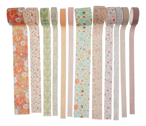 O Juego De Cintas Washi Japonesas Para Decoración, 12 Piezas