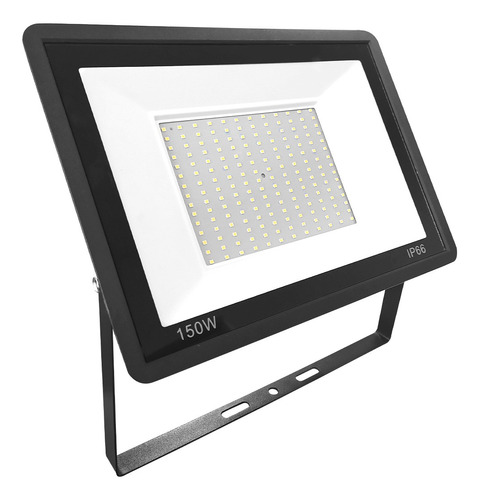 Reflector Led Exterior 150w Proyector Ip66 Color de la carcasa Negro Color de la luz Blanco frío