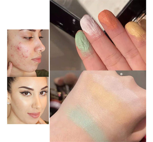 Veronni 50 Color Cream Concealer Palette Professional Contou