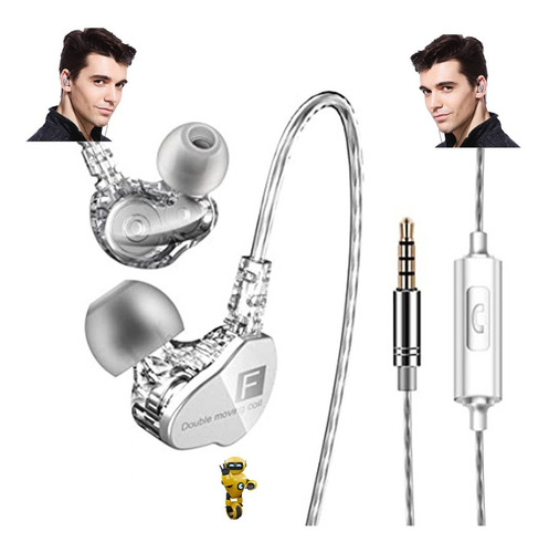 Imagem 5 de 7 de Fone Game Musica Live Transmissão Ao Vivo Kz Ak6 In Ear